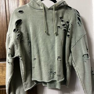 Gilded Intent Sage Green Sweatshirt